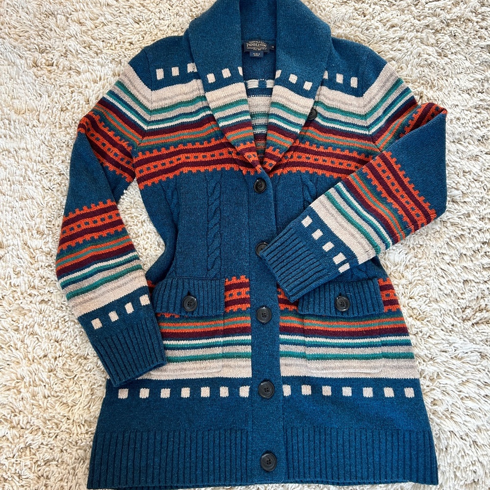 Women's Pendleton Lodge Stripe Cardigan